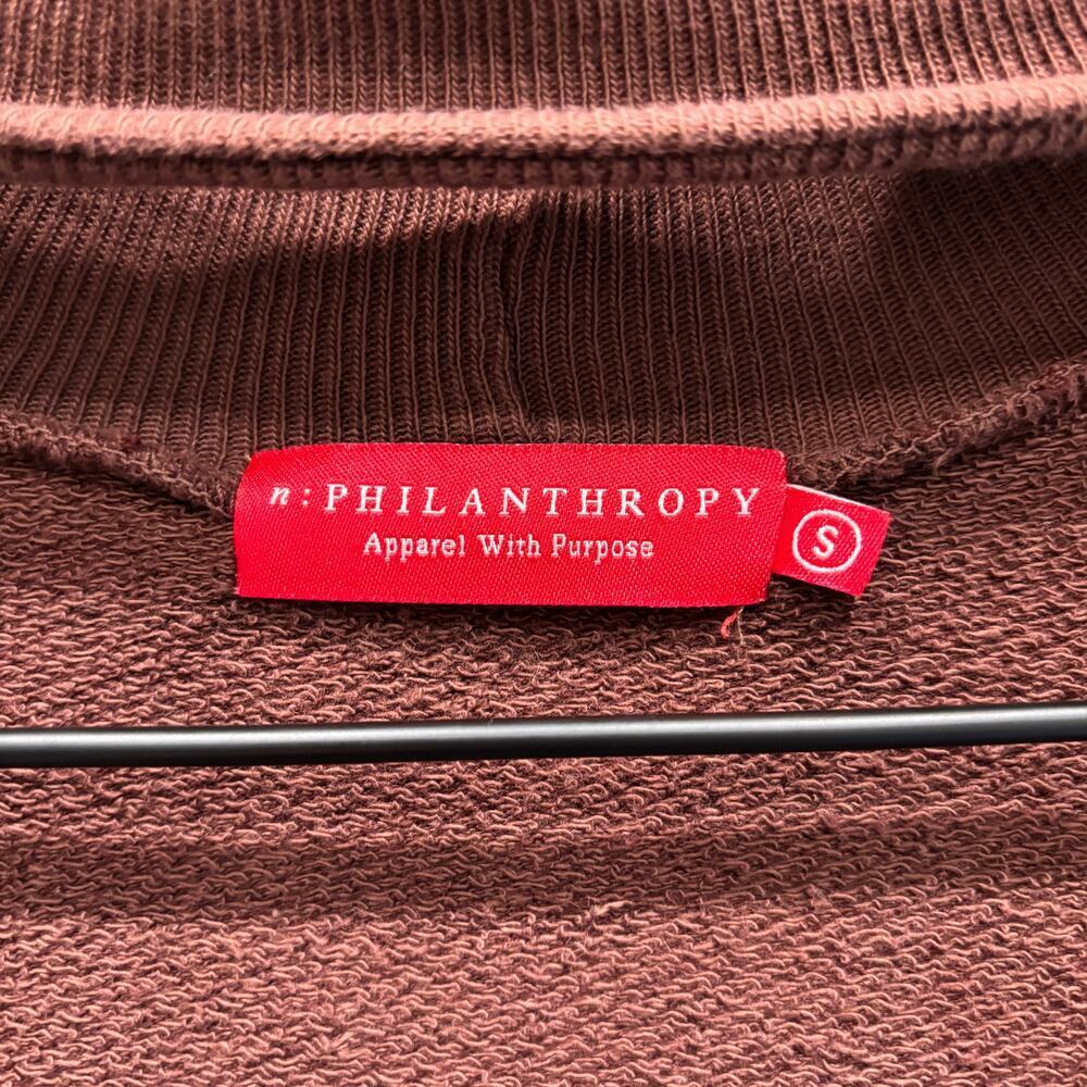 n:Philanthropy Bae Cutout Sweater in Mulberry - Size: Small - Picture 4 of 10